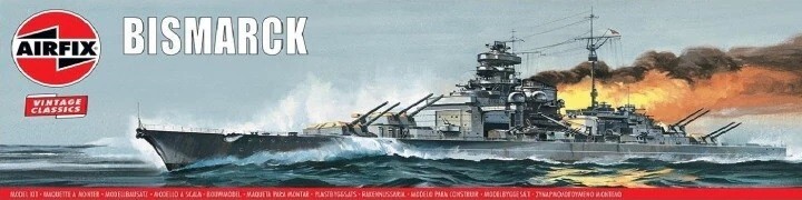 Airfix A04204V Bismarck – 1:600 Scale Model