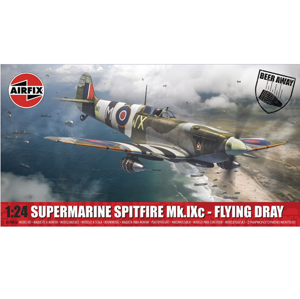 Airfix Supermarine Spitfire Mk.IXc ‘Flying Dray’ 1:24 Aircraft Model Kit
