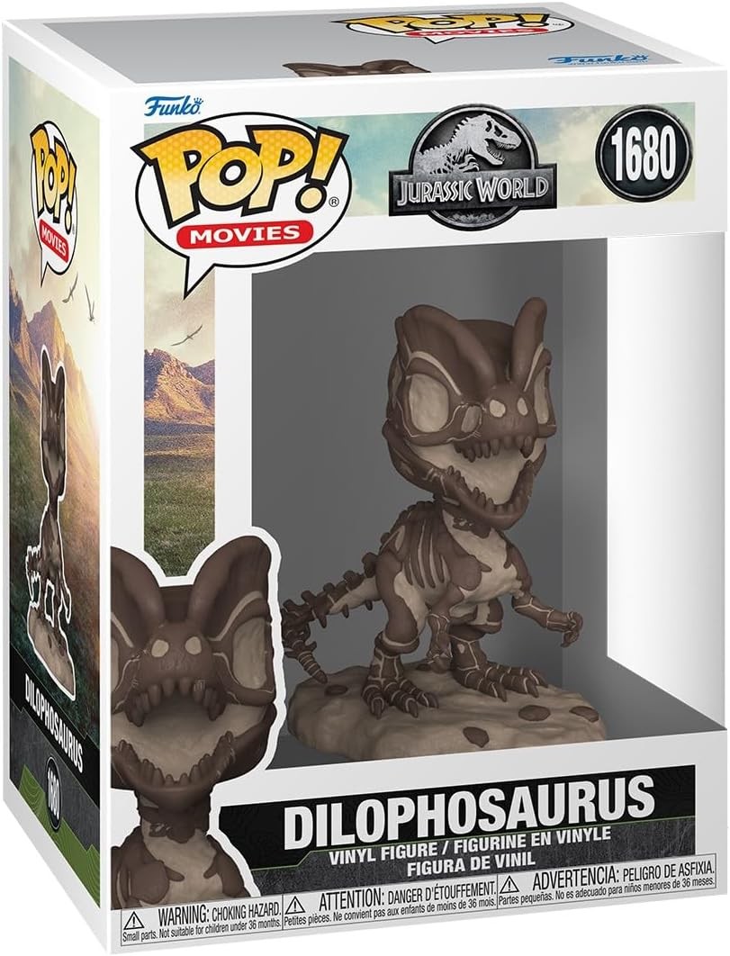 Funko POP! Jurassic Park Dilophosaurus Collectable Vinyl 3.75-inch Model Kit