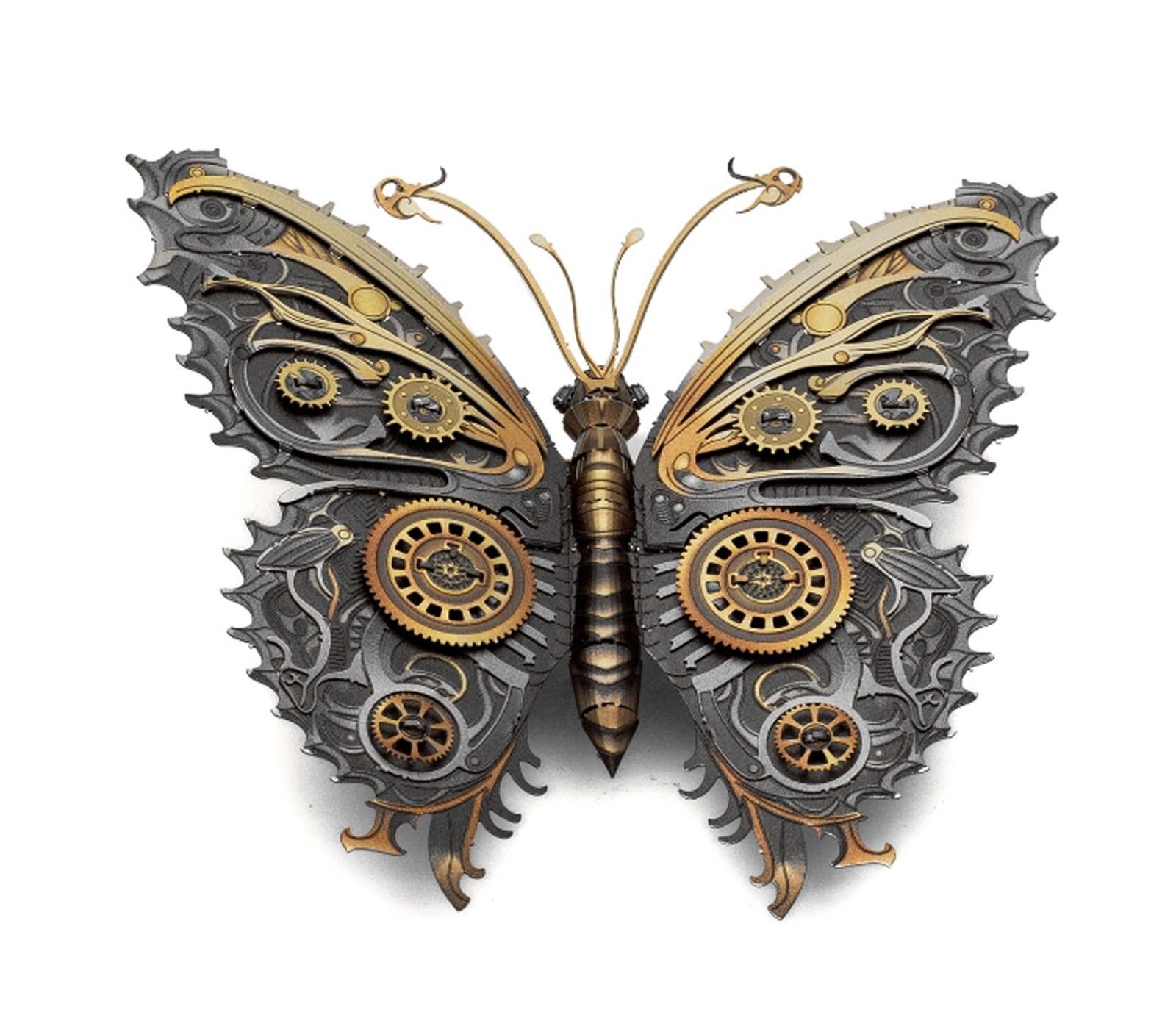 Steampunk Butterfly 3D Metal Model Kit