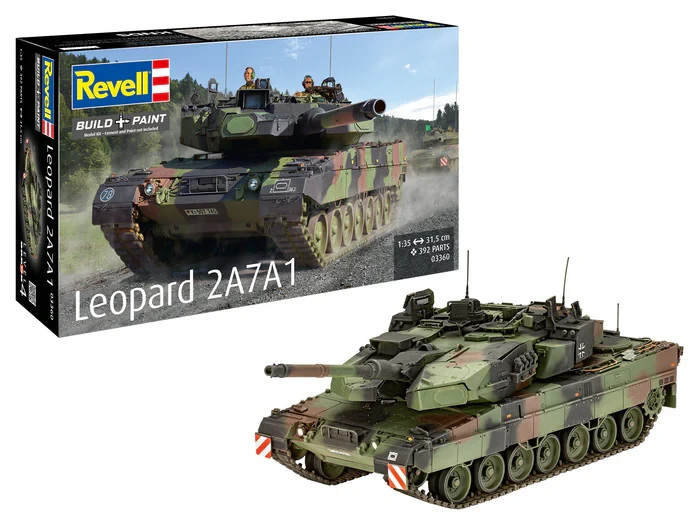 Revell 03360 Leopard 2A7A1 Main Battle Tank – 1:35 Scale Model Kit