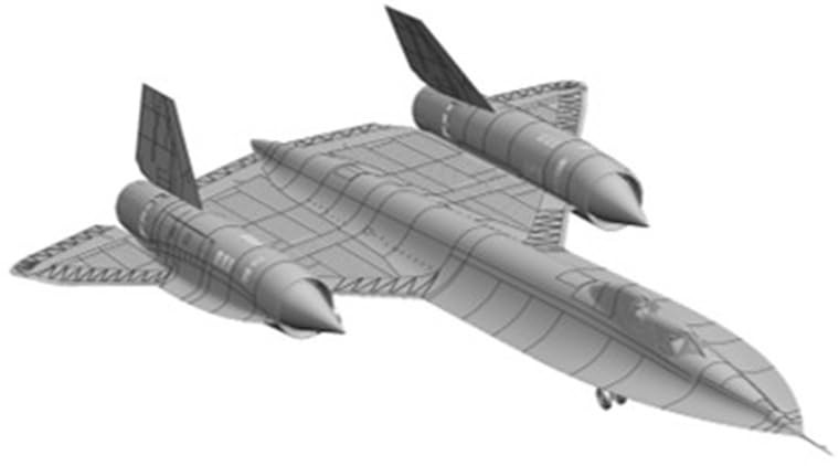 Revell 03751 Lockheed SR-71B Blackbird – 1:48 Scale Model Kit