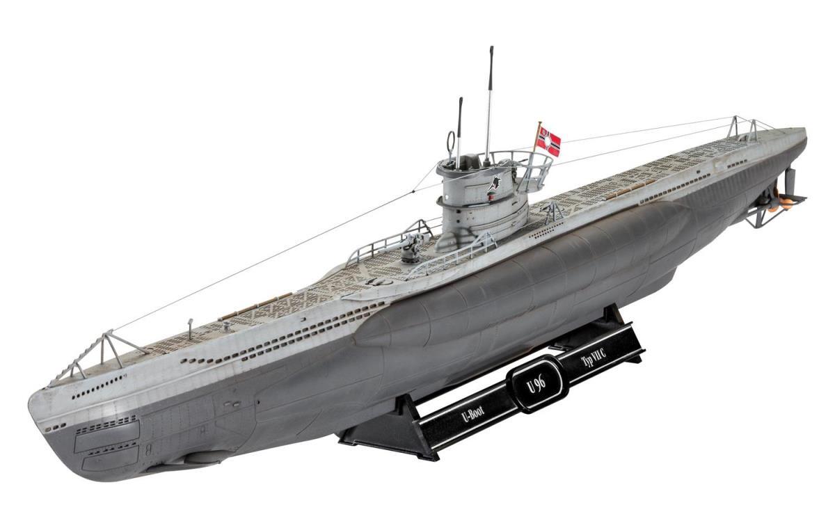 Revell 05675 “Das Boot” Type VIIC/41 Submarine – 1:144 Scale Model