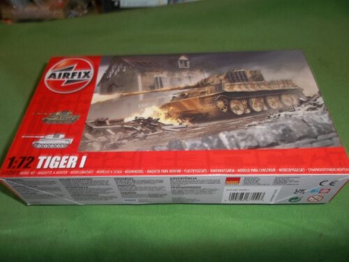 Airfix A02342 Tiger 1 Plastic Tank – 1:72 Scale Beginner Model Kit