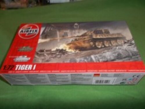 Airfix A02342 Tiger 1 Plastic Tank – 1:72 Scale Beginner Model Kit
