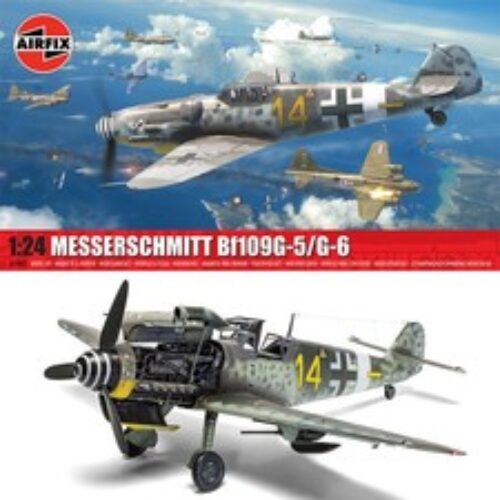 Airfix Messerschmitt Bf 109 G-5/6 Plastic Aircraft 1:72 Model Kit