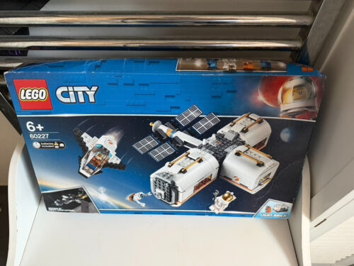 LEGO 60227 City Lunar Space Station and Shuttle Model Kit with Minifigures