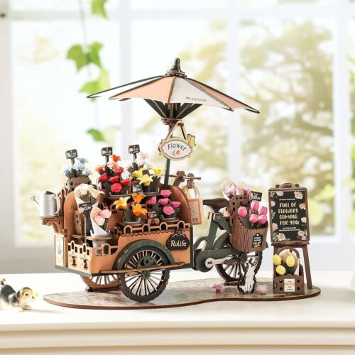 Rolife Blossom Cart 3D Puzzle
